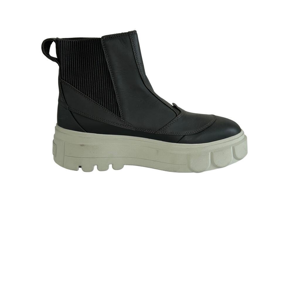 Sorel Caribou X Waterproof Platform Chelsea Black Women's Boot Sz 10.5